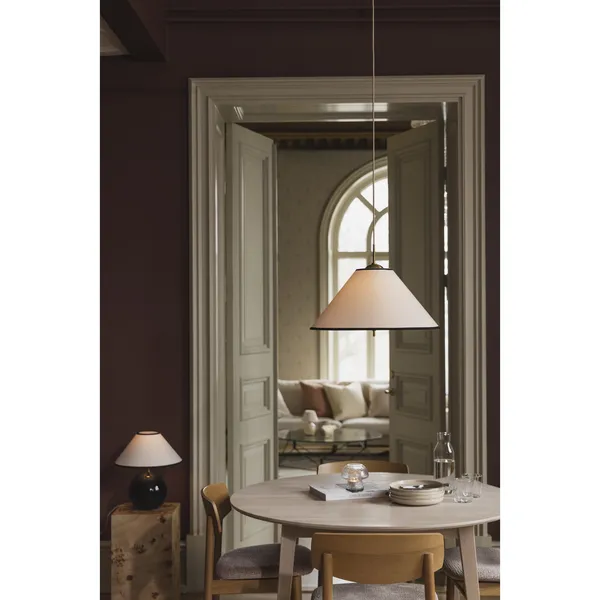 Iris 50 Pendant Cream/Black