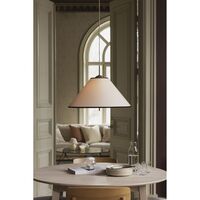 Iris 50 Pendant Cream/Black