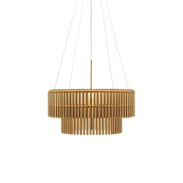 Hook 60 Pendel Cognac/Børstet Messing