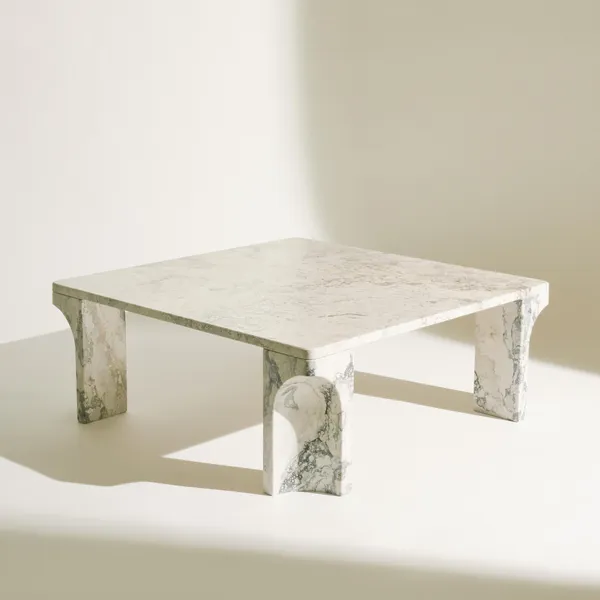 Doric Coffee Table 80x80 cm Stormy Gray
