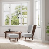 Serena Puff Mørk Eik/Silver Grey