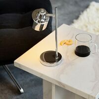 Ocean Mini Portable Table Lamp LED Chrome