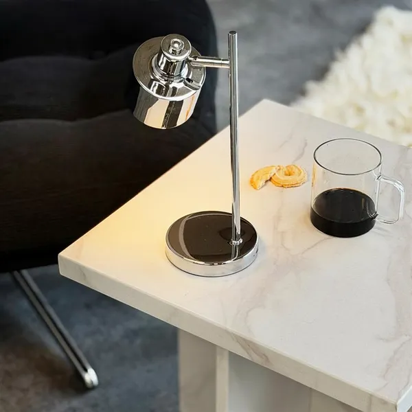 Ocean Mini Portable Table Lamp LED Chrome