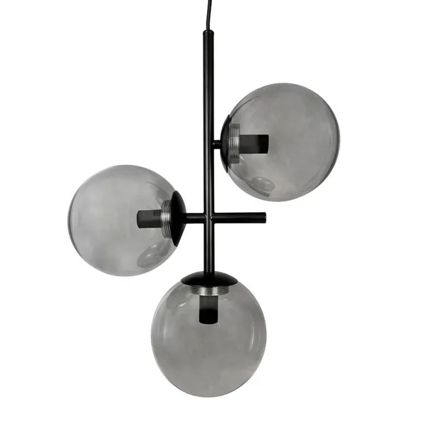 Lampada a sospensione Como nera