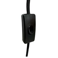 Rose Wall Lamp Mat Black