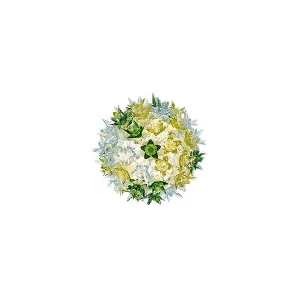 Bloom CW2 Applique Menta