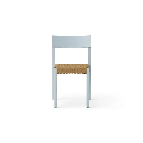 Mauro Dining Chair Linen Blue Oak/Paper Cord