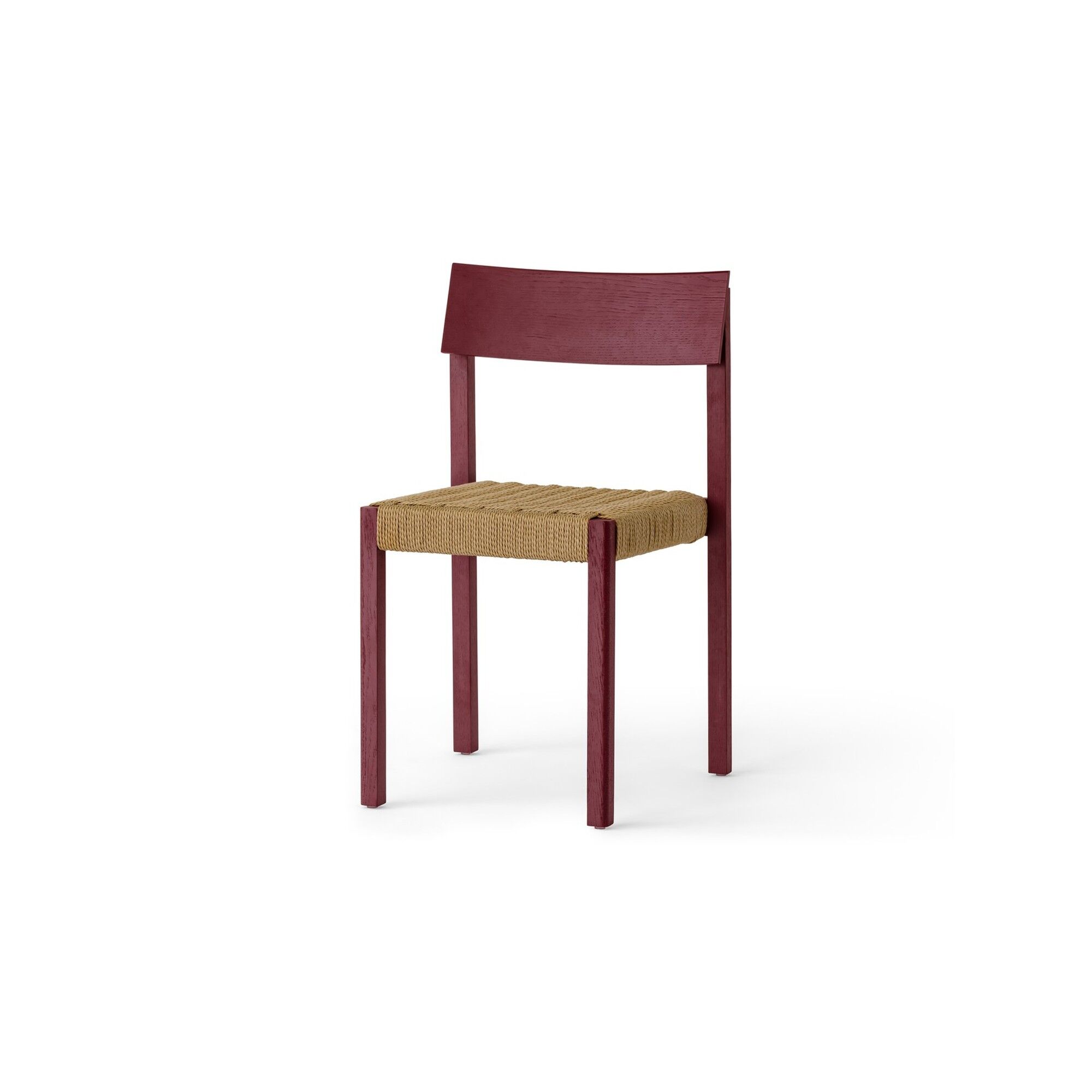 Mauro Spisestol French Red Eik/Papirgarn