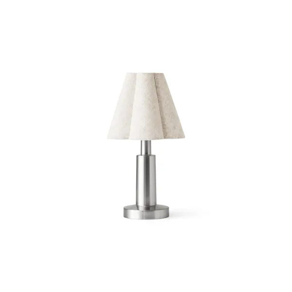 Admiral Transportabel Lampe Krom/Tekstil