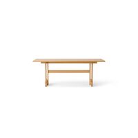 Puffin Dining Table 200x95 Solid Natural Oak