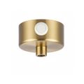 Rosone a soffitto Ø5 in ottone