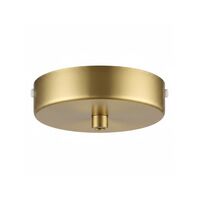 Rosone a soffitto Ø10 ottone