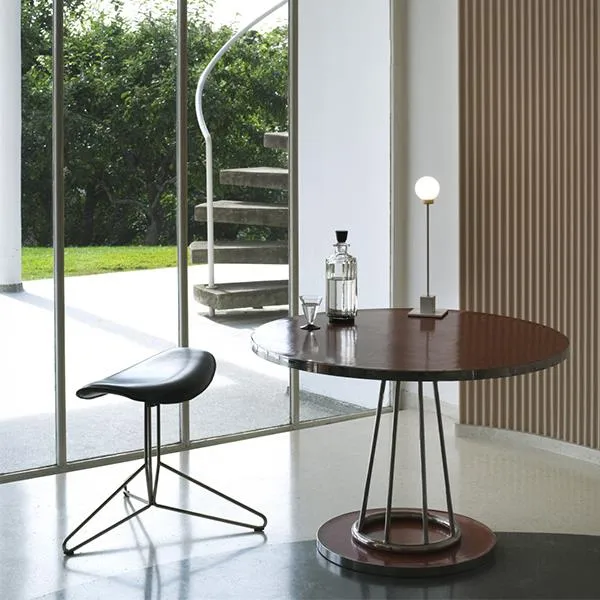 Snowball Silver Table Lamp
