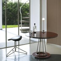 Snowball Silver Table Lamp