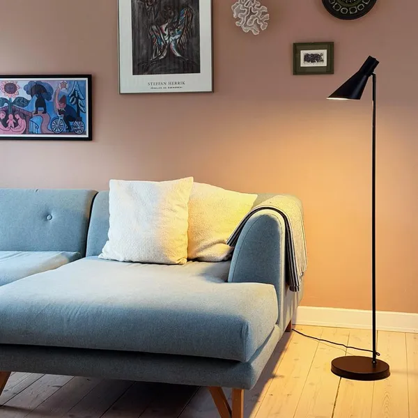 DL12 gulvlampe, sort
