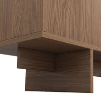 Japandi TV Bench Oak
