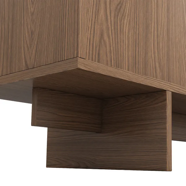 Japandi TV Bench Oak