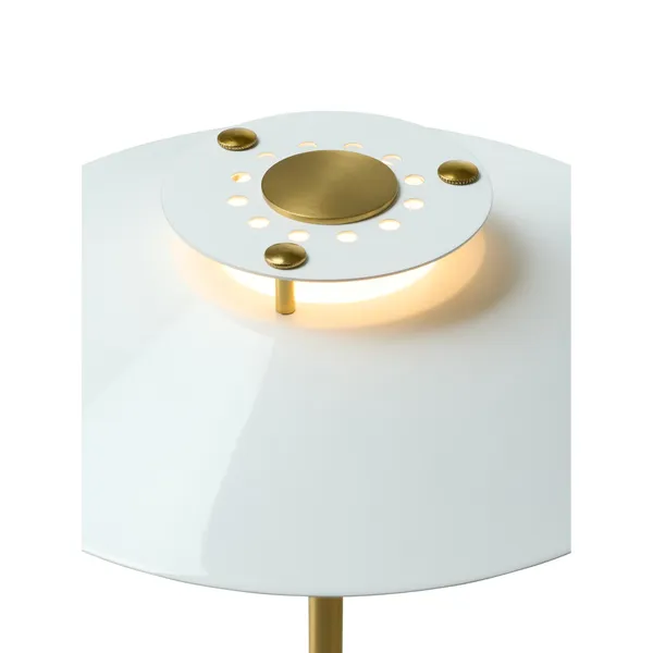 Rivoli bordlampe hvid