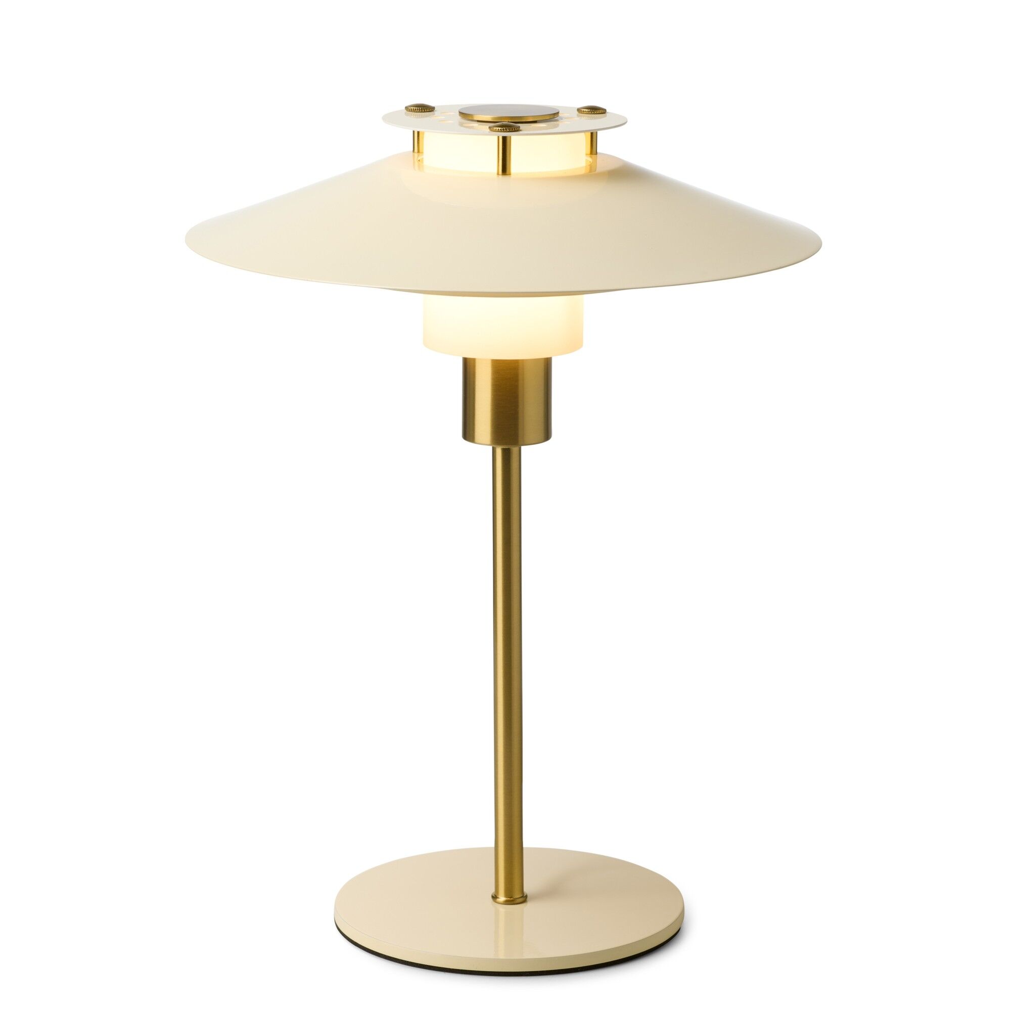 Rivoli-bordlampe Cream