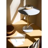 Rivoli bordlampe grå