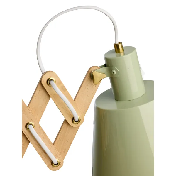 Vintage væglampe Large Green