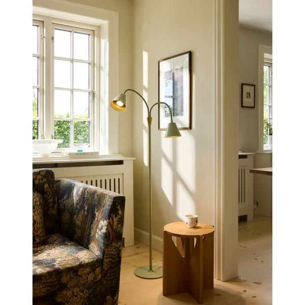 Hygge Gulvlampe 2-arm Grøn