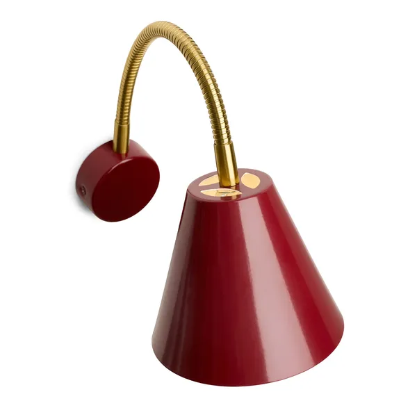 Hygge væglampe Ø12 Merlot Red