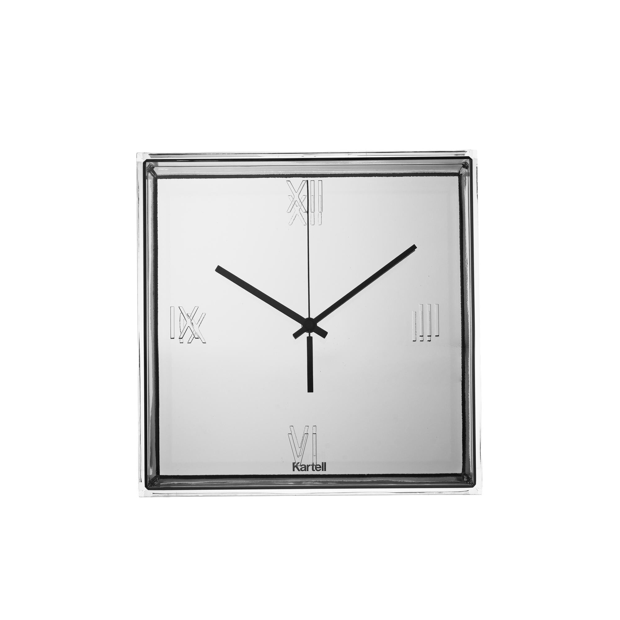 TIC&TAC Uhr Chrom
