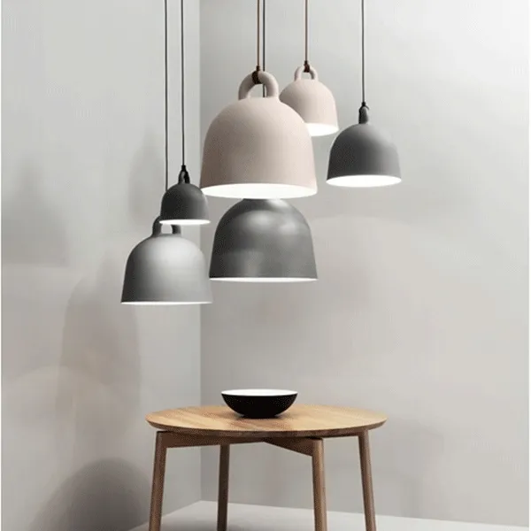 Bell Pendant Large Grey