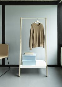 Toj Clothes Rack Small White