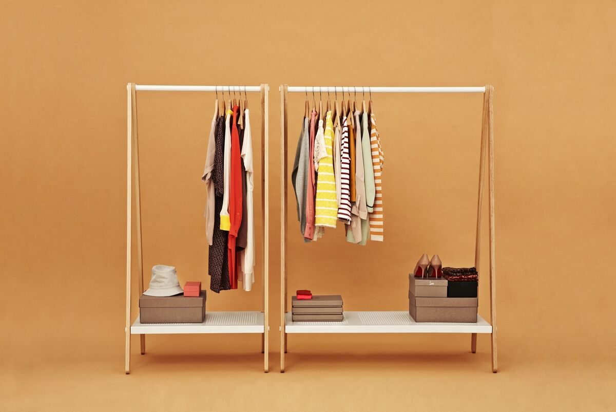 Toj Clothes Rack Small White