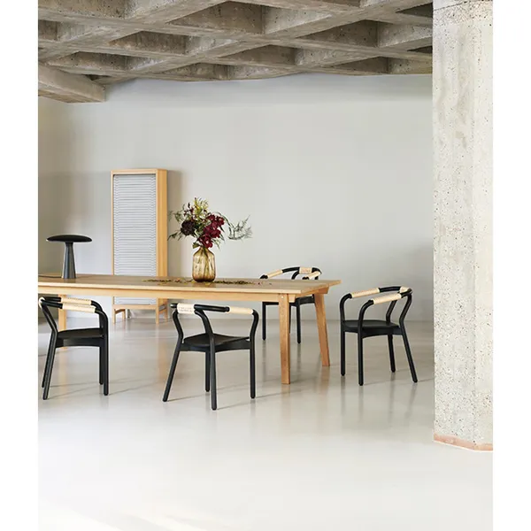 Knot Dining Chair Black/ Natural