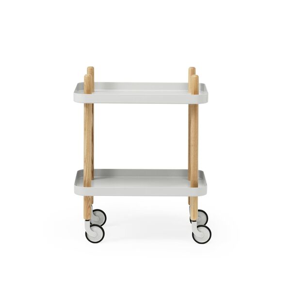 Block Trolley Jasnoszary/Drewno Jesionowe