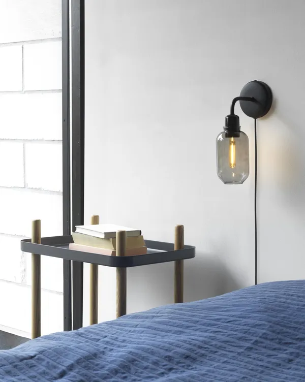 Block Trolley Light Gray/ Oak