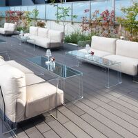 Invisible Side Table H31.5 Crystal