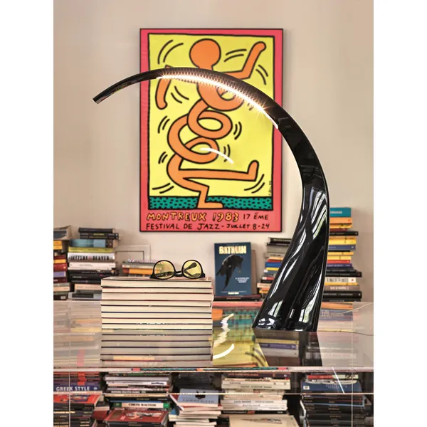 Taj Table Lamp Glossy Black