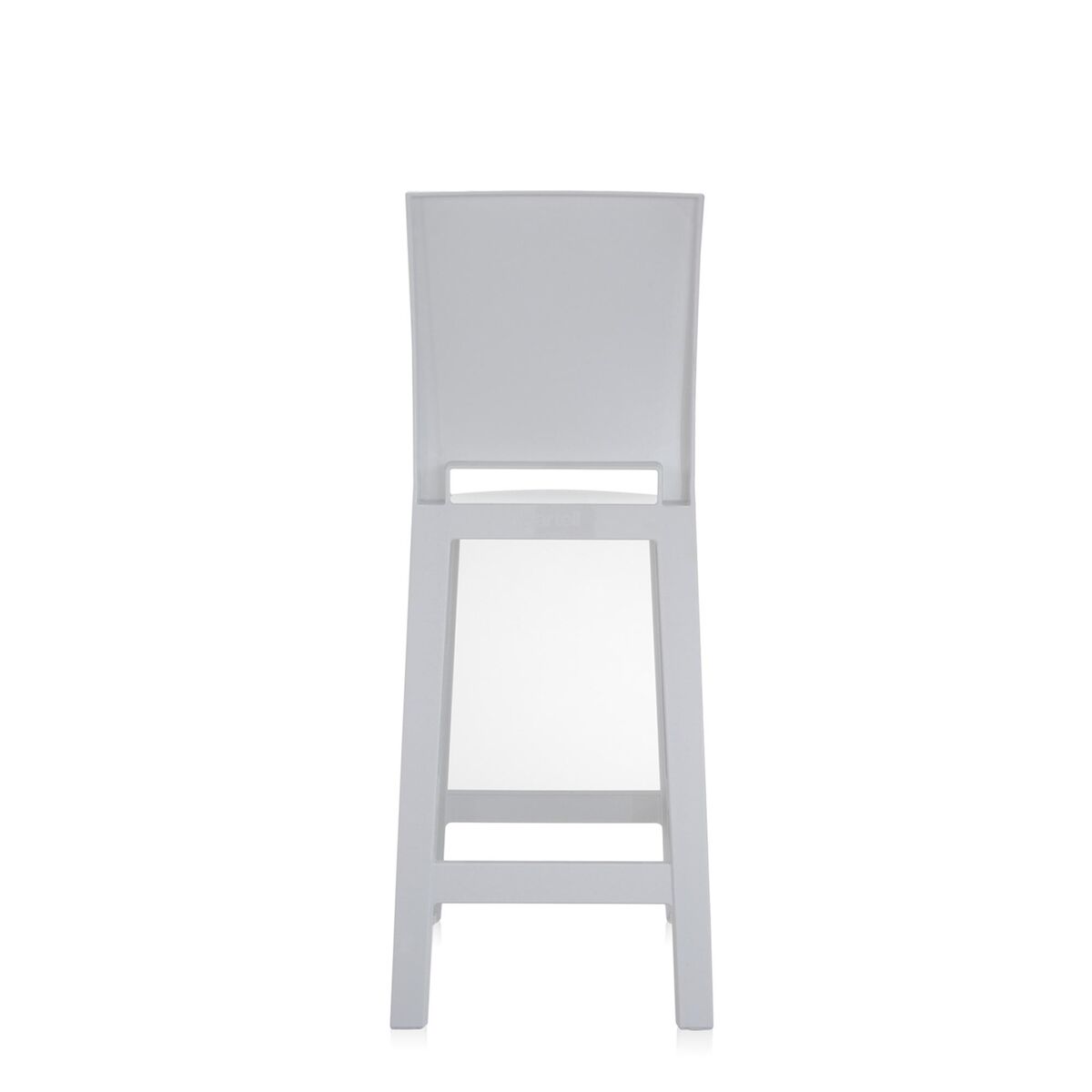 One More Please Barstool H65 Glossy White