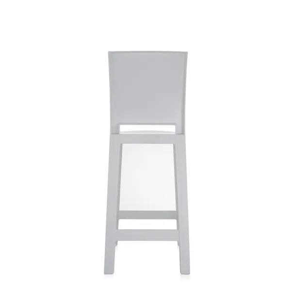One More Please Barstool H65 Glossy White