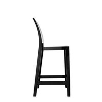 One More Please Barstool H65 Glossy Black