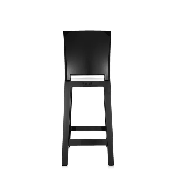 One More Please Barstool H65 Glossy Black