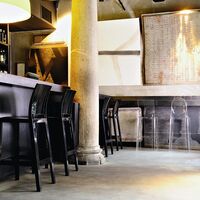 One More Please Barstool H65 Glossy Black