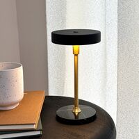Moonlight Mini Portable Table Lamp LED Black/Marble/Brass