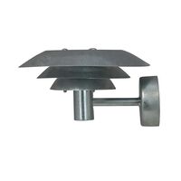 DL25 Outdoor Wall Lamp Galvanised Steel