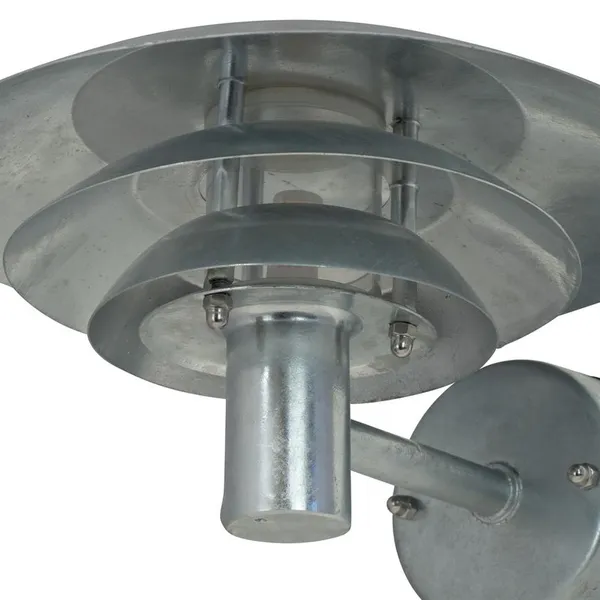 DL25 Outdoor Wall Lamp Galvanised Steel