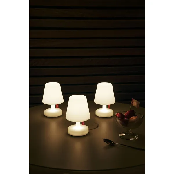 Edison The Petit Transportabel Lampe Hvid