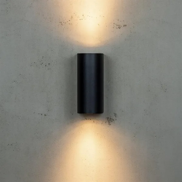 Læsø Outdoor Wall Lamp Up/Down Black