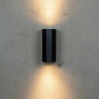 Læsø Outdoor Wall Lamp Up/Down Black