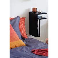 F-Shelf Hylde Højre Sort