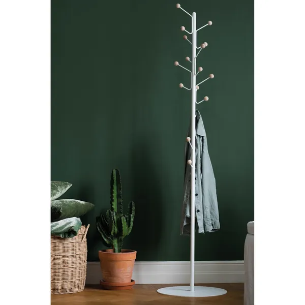 Bill Floor Clothes Rack White