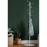 Bill Floor Clothes Rack White